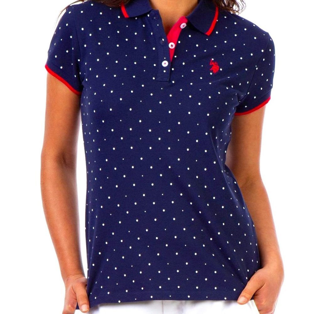 Ralph Lauren POLO ASSN Women's Polka Dot Polo